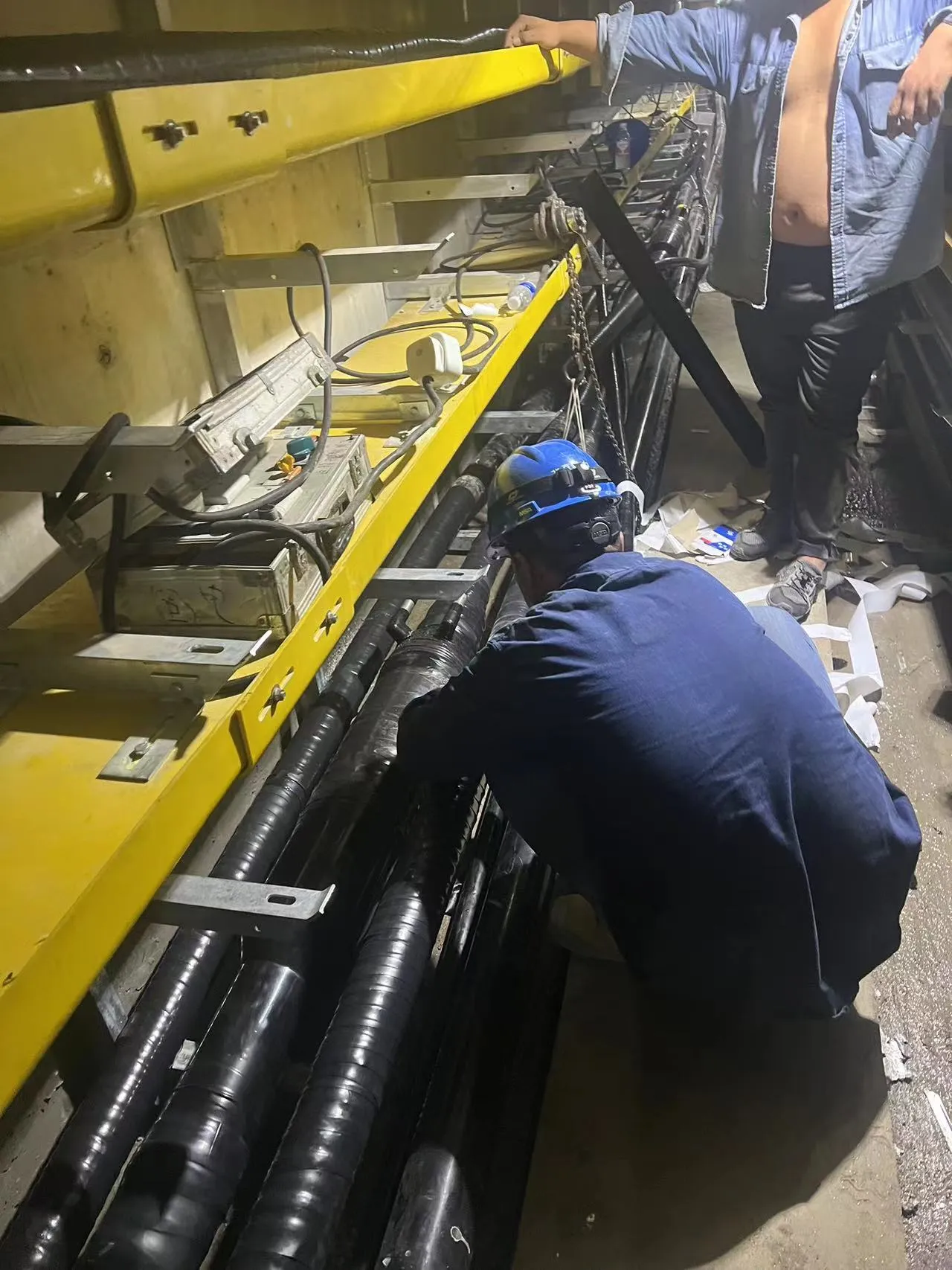 永开-永乐店110千伏联络线工程永开站至永乐店站电缆隧道图片 8