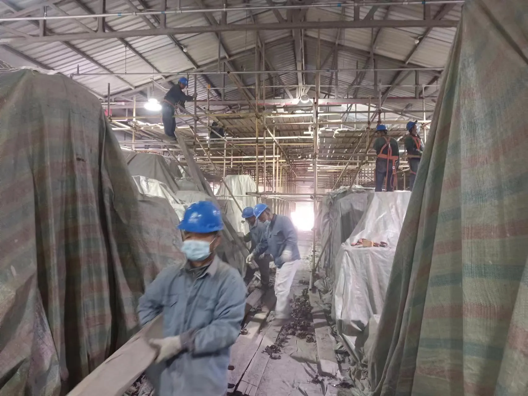 中国电力出版社大兴书库围护分系统金属构件防火维修服务项目图片 1