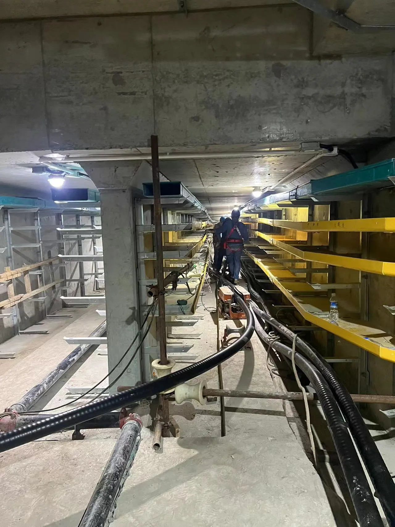 永开-永乐店110千伏联络线工程永开站至永乐店站电缆隧道图片 17