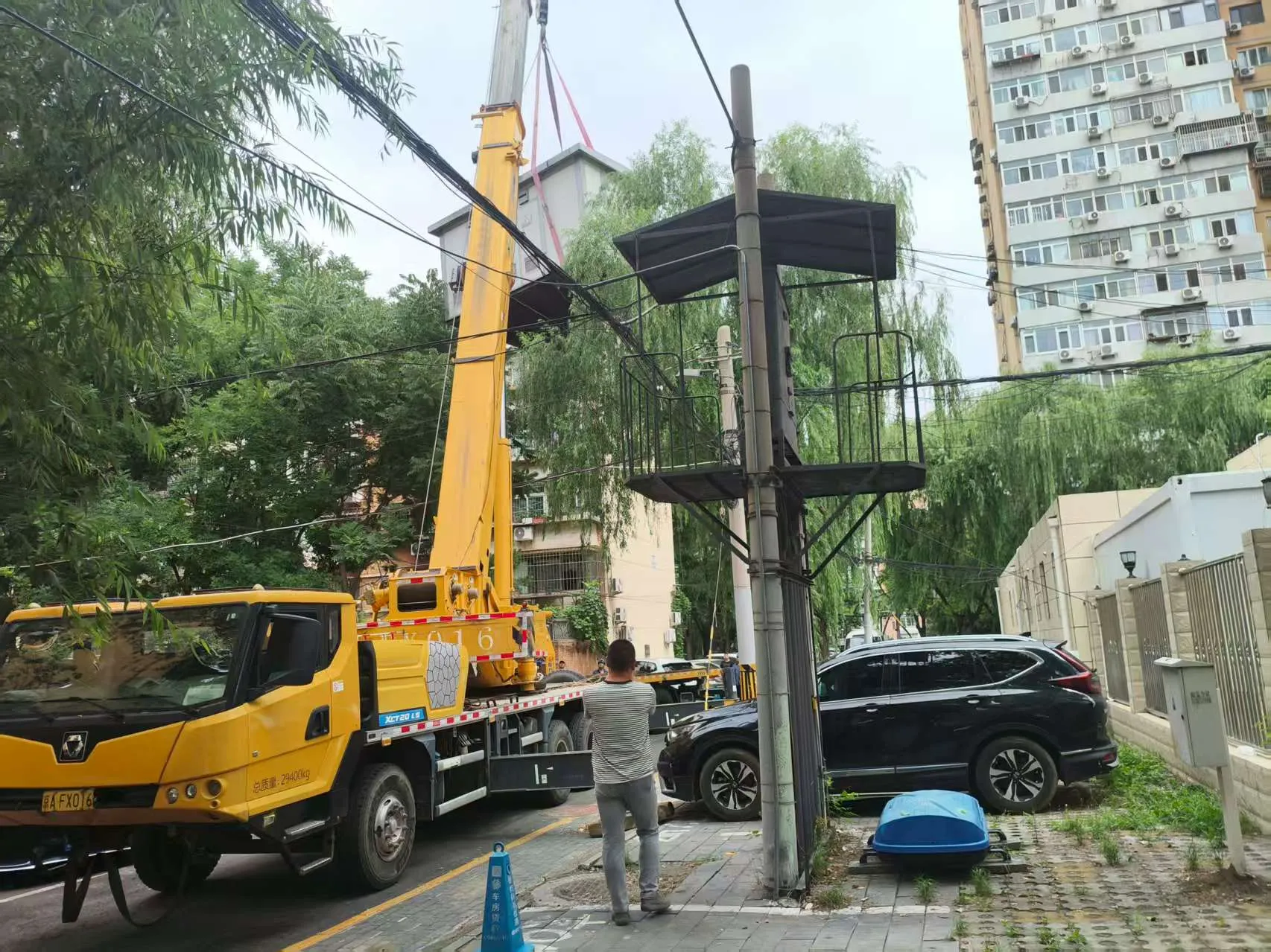 朝阳区香河园社区卫生服务中心箱变电力EPC工程项目封面图