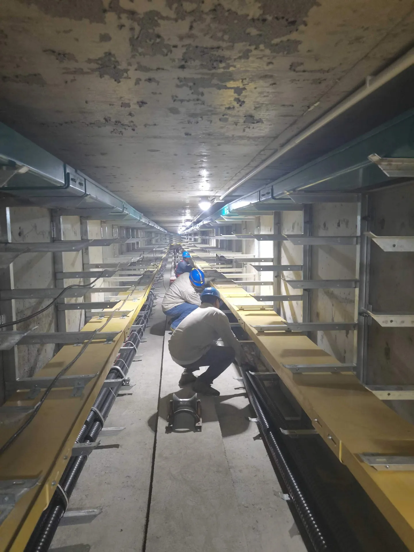 永开-永乐店110千伏联络线工程永开站至永乐店站电缆隧道图片 15