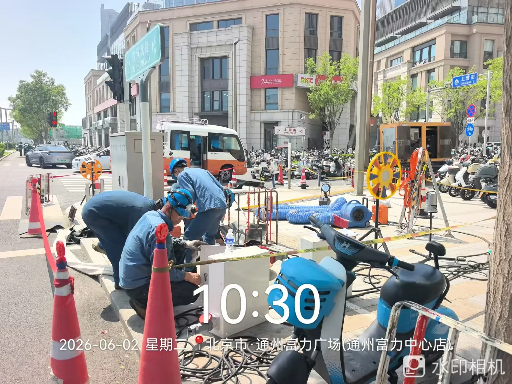 通州运河商务区核心区P+R新型智慧停车场基础设施建设项目（北运河西站）工程图片 2