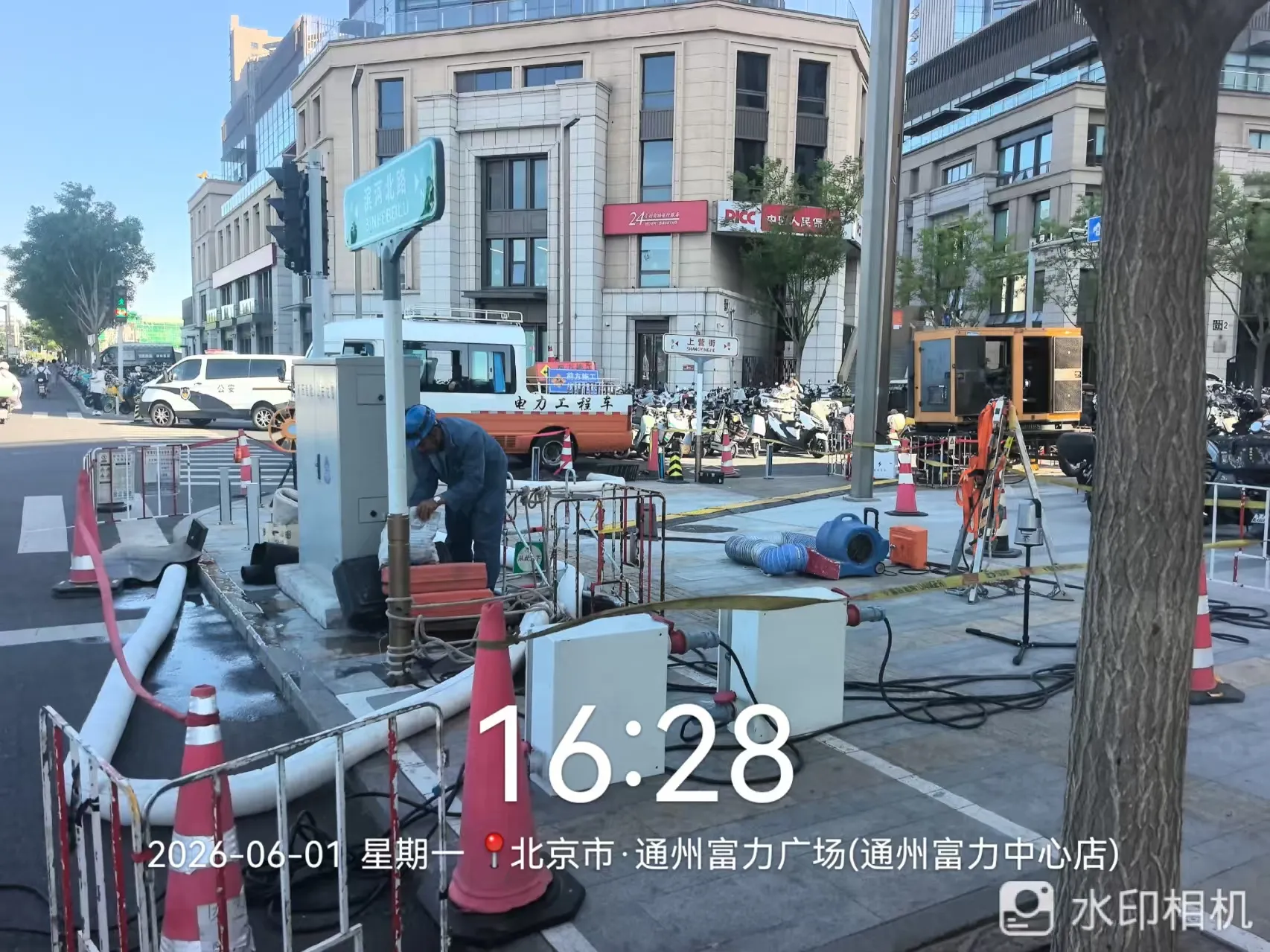 通州运河商务区核心区P+R新型智慧停车场基础设施建设项目（北运河西站）工程图片 3