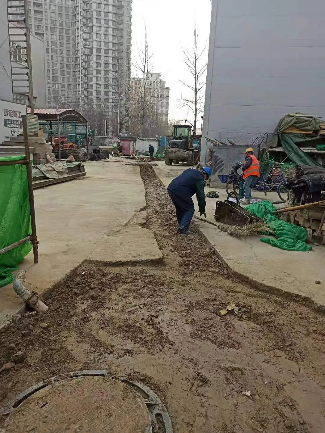 北京地铁3号线03标段朝石联络区间临电工程图片 6