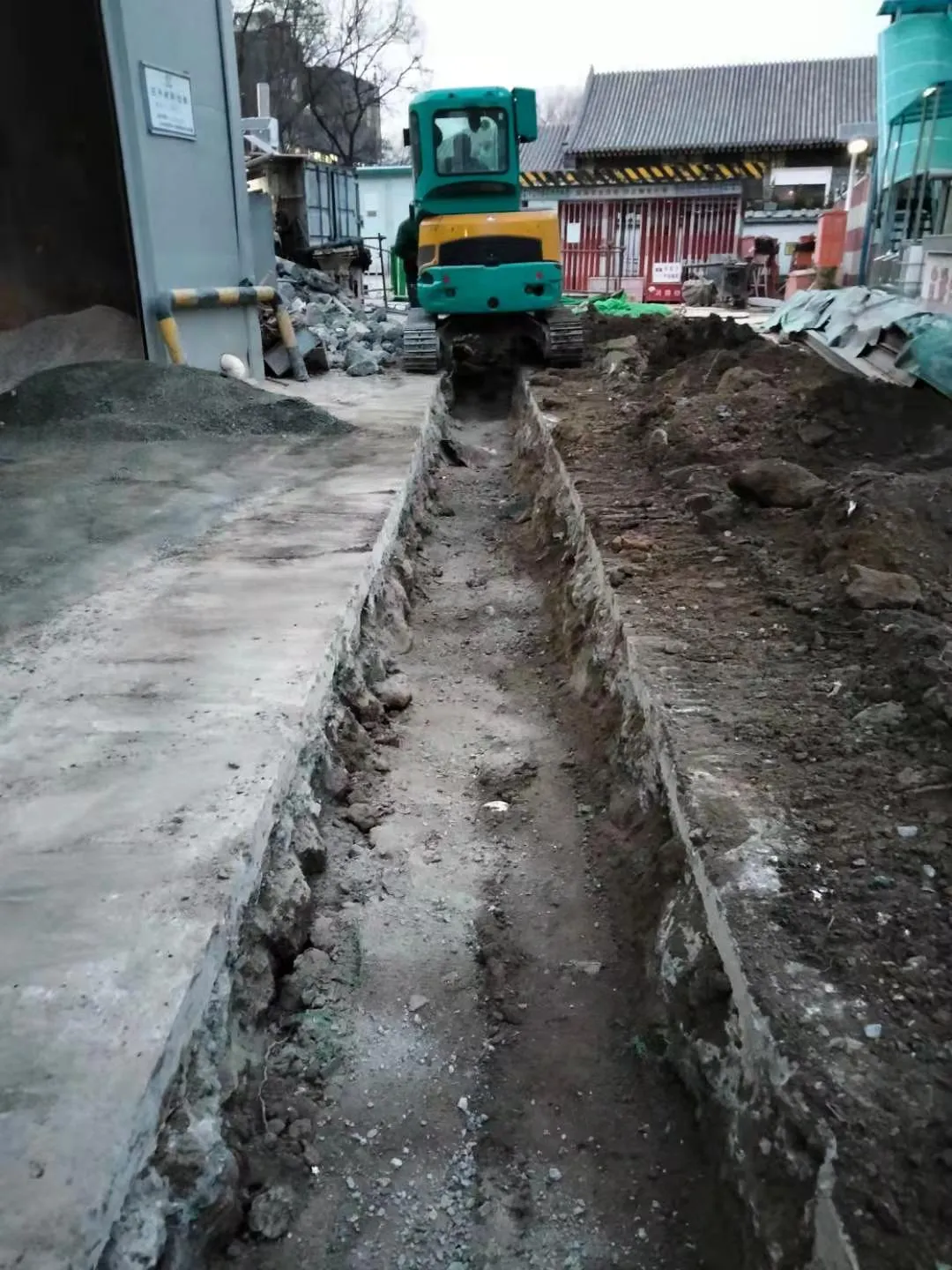 北京地铁3号线03标段朝石联络区间临电工程图片 4